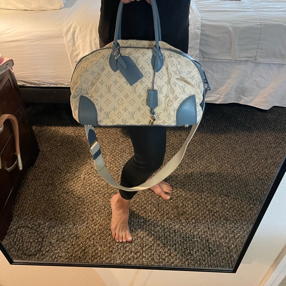 Louis Vuitton Monogram Denim Bowling Bag – Limited Edition